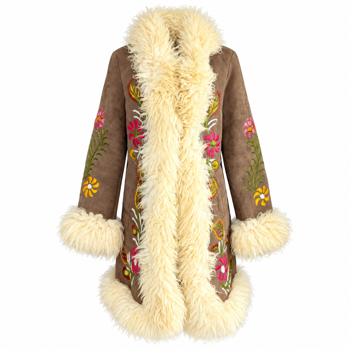 Wildflower Penny Lane Coat - Real Sheepskin & Shearling, Vintage-Inspired