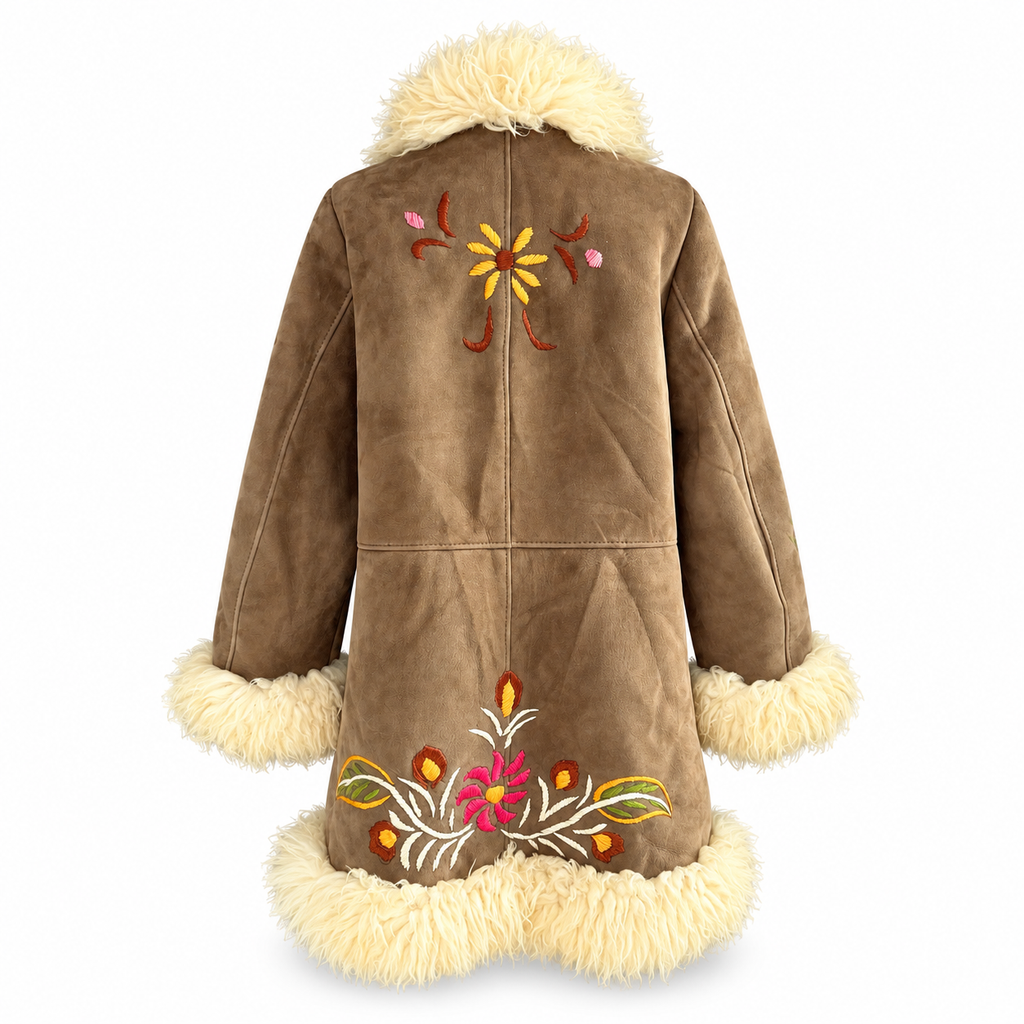 Wildflower Penny Lane Coat - Real Sheepskin & Shearling, Vintage-Inspired