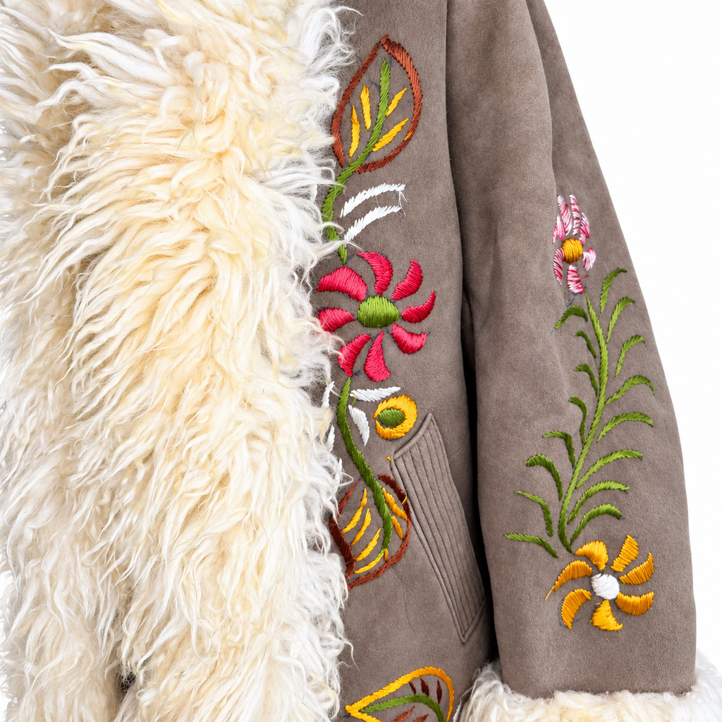 Wildflower Penny Lane Coat - Real Sheepskin & Shearling, Vintage-Inspired