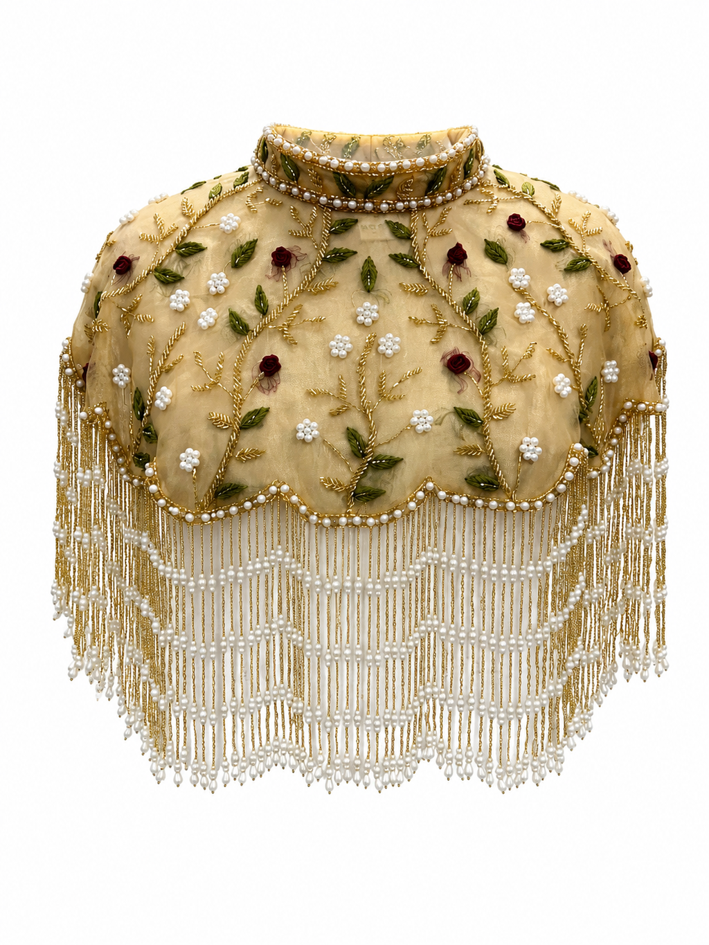 Floral Beaded Cape