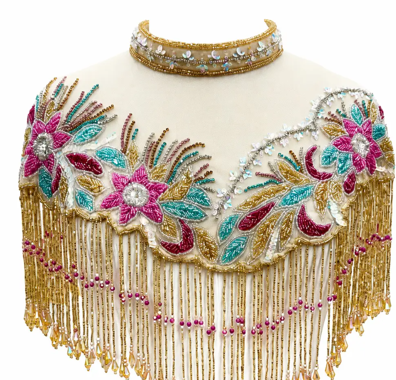 Marrakech Bloom Beaded Capelet