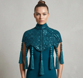 The Alexandrite Empress Tassel Capelet