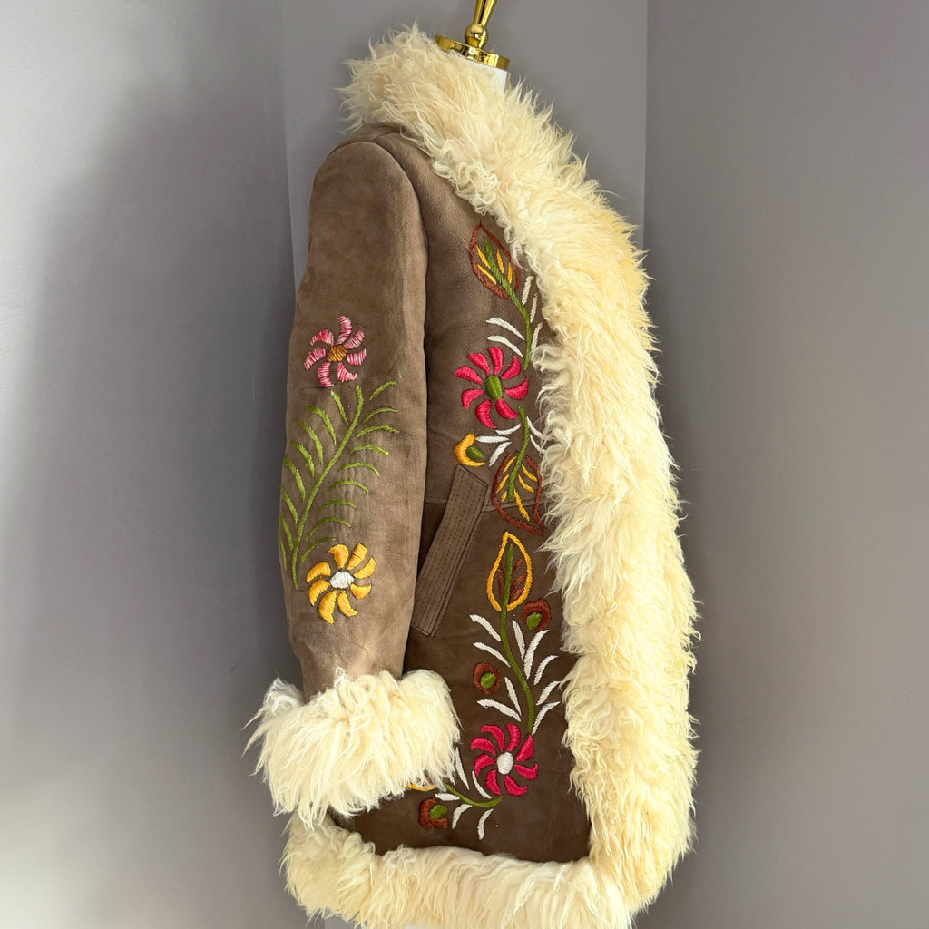Wildflower Penny Lane Coat - Real Sheepskin & Shearling, Vintage-Inspired