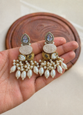 Turkish Pearl Chandelier Earrings